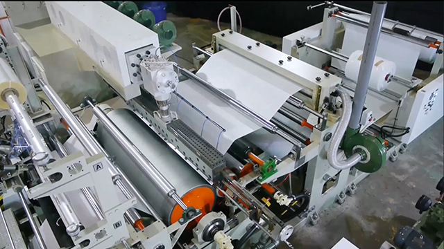 HDPE WOVEN FABRIC EXTRUSION COATING MACHINE